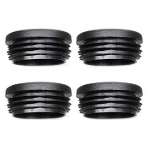 Enkotrade Lot de 4 bouchons à ailettes ronds avec un diamètre de 32 mm, bouchons de tuyau, bouchons en plastique polyéthylène de qualité supérieure, bouchons d'extrémité, capuchons (Enkotrade, neuf)