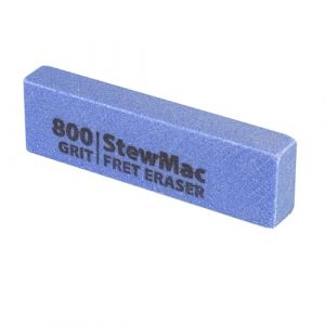 StewMac Gommes pour frettes - Grain 800 - Bleu (Madinter-Wood for Music, neuf)