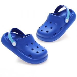 AYUEBO Enfant Mules et Sabots Sandales de Plage &agrave; Enfiler L&eacute;g&egrave;re Chaussures Pantoufles Clog &Eacute;t&eacute; Antid&eacute;rapant Chaussons pour Fille Gar&ccedil;on pour Piscine de Jardin (AYUEBO-EU, neuf)