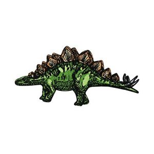 Finally Home Écusson Thermocollant | Dinosaure stégosaure | Patch à coller au fer à repasser ou à coudre | Pièce de décoration ou réparation pour vêtement, jean, sac, pantalon, veste (Finally Home Shop, neuf)
