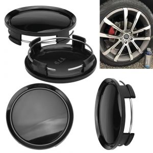 4 Pièces Cache Moyeu, OD 75 mm ID 69 mm Cache Moyeu in ABS Capuchons Moyeu Voiture, Centre de Jante Capuchon Grande Taille Réutilisable, Convient pour Décoration de Voitures, et Protection des Roues (MUMUEU, neuf)