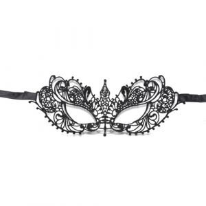 Tinoaly Masque de Mascarade pour Femme, Sexy &Eacute;l&eacute;gant Noir en Dentelle Masque V&eacute;nitien les Yeux pour Soir&eacute;e Costum&eacute;e Halloween Mardi Gras Carnaval D&eacute;guisement Cosplay Bal Masqu&eacute; Accessoires (iHision, neuf)