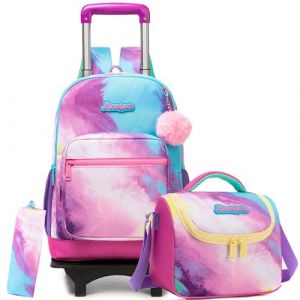 HTgroce Cartable a Roulette Fille ce1, Cartable &agrave; Roulette Fille cp (Lldaily EUR, neuf)