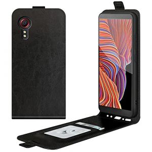 HualuBro Coque pour Samsung Galaxy Xcover 5 / Xcover 5S, Housse en Cuir PU Portefeuille de Protection Flip Cover Case Antichoc Magn&eacute;tique Etui pour Samsung Galaxy Xcover 5 Coque (Noir) (HualuBro EU, neuf)