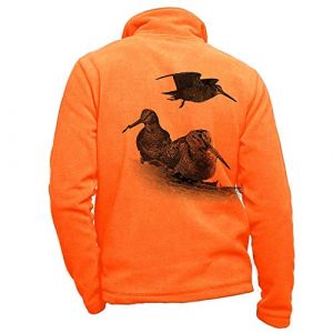 Polaire de Chasse Orange personnalis&eacute; becasse - Affaire de Chasse Taille XL (Pets-easy, neuf)
