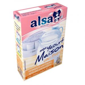 Alsa - Preparation Yaourt Maison Onctueux 8G - Lot De 4 - Vendu Par Lot - Livraison Gratuite En France (OC DISTRIB, neuf)