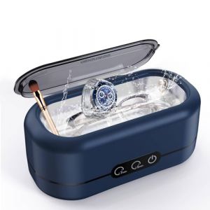 Nettoyeur Ultrasons, Bac a Ultrason 350 ML, 48000HZ Nettoyeur Lunettes, Professionnel Nettoyeur Ultrason Bijoux,Ultrasonic Cleaner pour Lunettes, Appareil de Argent, Lunettes, Montres, Anneaux (Thehomeuse-EU, neuf)