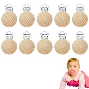 Attache Sucette, Attache Tétine, Sucette Clips, Bebe Pince, 10PC Porte Sucette Forme de Dessin Animé pour Bébé Attache Tétine Attachée aux Vêtements Landau (DIDIhouse, neuf)