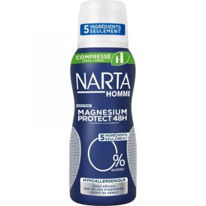 NARTA - Homme Déodorant Atomiseur Compressé Magnesium Protect Hypo 100Ml - Lot De 3 (MESSYL IT, neuf)