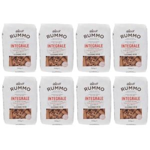 Rummo Pasta Integrale Elicoidali N°49 Lot de 8 pâtes à grains entiers 500 g (Italiaen Gourmet UK Ltd, neuf)