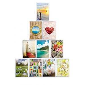 Poesia & Ritratto Lot de 10 Albums Photos. 20 pochettes pour 40 impressions au total 400 photos. Couverture Personalissable, 10x15/40 (Europe Square, neuf)