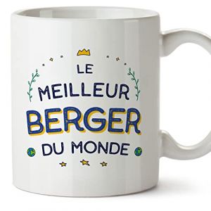 Mugffins Tasses pour BERGER - En Français - Cadeau original pour BERGER homme - Meilleur du Monde - 11 oz / 330 ml (Dubiduwa, neuf)