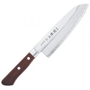 Seki Riu Couteau Japonais acier Molybd&egrave;ne Lame Couteaux de Cuisine fabriqu&eacute; au Japon Acier Inoxydable Plusieurs Mod&egrave;les (Santoku 16,5 cm) (Cocktail7 - Premium Bar Accessories, neuf)