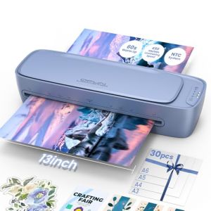 Qfun Plastifieuse A3 Thermique et Froid, Chauffage Rapide 9 in 1 Machine a Plastifier avec 30 Pochette pour A3 A4 A5 A6, Plastifieuse avec Papier Massicot et Arrondisseur pour &Eacute;cole Bureau Famille (Qfunstore, neuf)