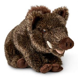 Uni-Toys - Sanglier assis – 18 cm (hauteur) – Cochon en peluche, doudou (Uni-Toys Shop, neuf)