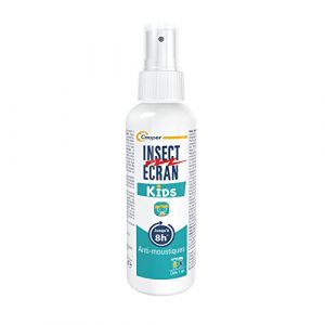 INSECT ECRAN - Spray Anti-Moustiques - Protection contre les piqûres de moustiques - Peau - Fabriqué en France- Spécial Enfants - Kids - Spray - 100 ml (AllPharma en ligne, neuf)