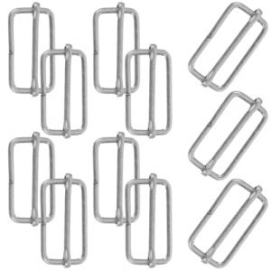 Boucles 30mm 20pcs boucles de rouleau coulissantes boucle de ceinture coulissante connexion courroie de rouleau de r&eacute;glable pour diy &agrave; valise 32x16x2.8mm () Boucles Coulissantes 32mm (Tominio, neuf)