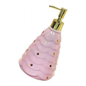 Distributeur de liquide en c&eacute;ramique rechargeable pour lotion gel douche bouteille de stockage en c&eacute;ramique distributeur de shampooing bouteille de voyage (Diaxing, neuf)