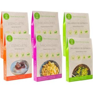 The Konjac Shop - Pack 6x270g P&acirc;tes Shirataki Sans Gluten Faibles en Calories & Glucides V&eacute;gan, C&eacute;to, Low Carb (The Konjac Shop, neuf)