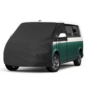Opaltool B&acirc;che de Protection Thermique Camping Car pour VW T5 T6, 420D B&acirc;che de Protection Pare-Brise Camping Car Integrale avec 10 Bandages et Aimants (raisetty, neuf)