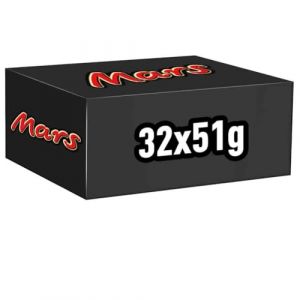 MARS - Barres Chocolat au Lait, Nougat & Caramel - Grand format - 32 x 51g (STAR&STER, neuf)