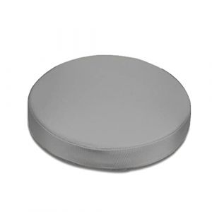 EN AyuL Coussin de siège de Chaise de Jardin imperméable,40/45cm Coussin de Chaise Rond pour l'extérieur,Coussin de Chaise épais pour Le Patio, Le Bureau et l'intérieur (50x50x8cm,Gris) (EN AyuL, neuf)