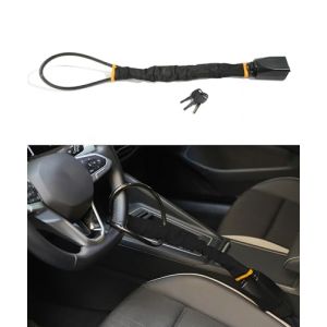 Flaconi Antivol Voiture,Canne Antivol Voiture Volant,Bloque Volant,Barre Antivol Voiture Volant,aAntivol Voiture Volant,Bloque Volant Voiture Serrure Antivol Utilitaire,pour Voitures Camions(Noir) (shenhua auto, neuf)