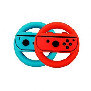 Jeux Switch Jeu Switch Mario Kart Contrôleurs de roues Racing Poignées pour Nintendo Design ergonomique Commutateur Mario Kart (BJ-SHOP, neuf)