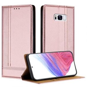 Mo-Beauty Coque pour Samsung Galaxy S8 Plus, Etui pour Samsung S8 Plus, Housse avec Fermeture Magn&eacute;tique Porte Cartes 360 Degr&eacute;s Antichoc Protection Stand Fonction - Or Rose (Yellow & Valley, neuf)