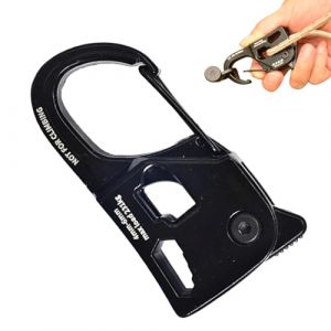 Tendeur de Cordon pour paracorde, tendeur de Corde de Tente, Tendeur antidérapant en Alliage d'aluminium, Accessoires de paracorde antirouille, tendeur de Cordon léger pour la Survie en Camping (waniny, neuf)