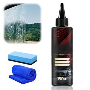 Nettoyant Vitre Voiture, Film Oléophobe Pour Vitres D'automobiles, Nettoyant Pour Pare-brise De Voiture, Nettoyant Spécial Vitres et Miroirs, Idéal Contre la Poussière et la Pluie (1, 1 Pcs) (TBLMPNE, neuf)