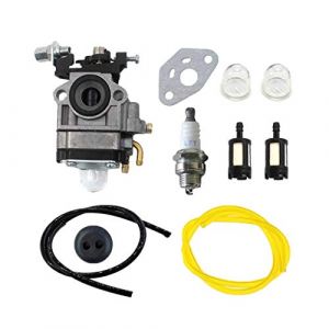HURI Carburateur 10mm et Filtre &agrave; Essence avec Tuyau d'essence Joint de R&eacute;servoir Pour 22cc 25cc 26cc 30cc Debroussailleuse Tronconneuse Taille-Haie Tarier (HURI, neuf)
