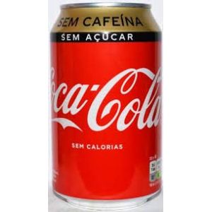 Coca-Cola - Z&eacute;ro (d&eacute;caf&eacute;in&eacute;), Canette 330 ml - [paquet de 12] (Good4 you, neuf)