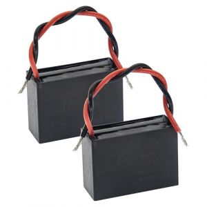(Paquet de 2) CBB61 450V AC 7.0UF 5% 50/60Hz Condensateur de marche en polypropyl&egrave;ne m&eacute;tallis&eacute; pour le d&eacute;marrage du moteur d'un ventilateur de plafond (SHEN ZHEN ERIC ELECTRONICS TECHNOLOGY LIMITED, neuf)