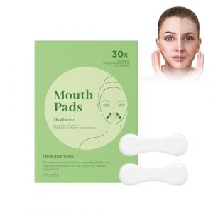 Patchs Anti-Rides R&eacute;utilisables Pour Lignes Du Sourire &ndash; 2 Pi&egrave;ces &ndash; Patchs De Nuit En Silicone Pour Lisser Les Rides Et Ridules Autour De La Bouche &ndash; Pour Une Peau Lisse Et Jeune (XCR-EU, neuf)