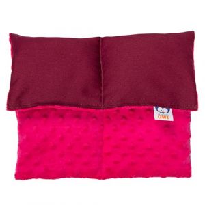 Sensory Owl Coussin Lesté Coussin Pondéré pour Genoux Thérapeutique en Coton Tissu Minky pour Enfants Adultes Réduction du Stress 30 x 40 cm 4 kg Rouge Cerise (Sensory Owl, neuf)