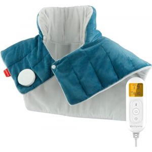 Comfytemp Coussin Chauffant Nuque, Coussin Chauffant pour le Cou et les Épaules, pour Soulager la Douleur Cou, Épaules et Dos, 9 Niveaux de Chaleur, Arrêt Automatiques, Lavable en Machine, 48 × 56cm (Comfytemp EU, neuf)