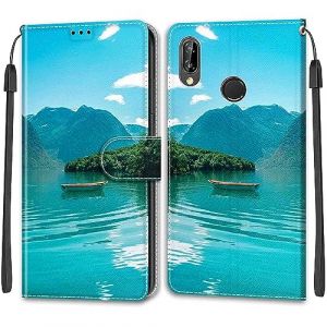 Coque pour Huawei P20 Lite/Nova 3e Étui, Huawei P20 Lite/Nova 3e Cuir Premium Flip Case Portefeuille Etui Housse avec [Fentes pour Cartes] pour Huawei P20 Lite/Nova 3e (WGR Global Business, neuf)
