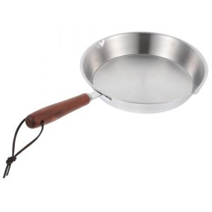 PRETYZOOM Mini Casserole En Inox Cr&ecirc;pi&egrave;re Grille-pain &agrave; Sandwich Po&ecirc;le En Acier Au Carbone Wok En Acier Po&ecirc;les &agrave; Oeufs Antiadh&eacute;sives Pots &agrave; Petite Po&ecirc;le &agrave; Cr&ecirc;pes Acier Inoxydable Polyvalent (Coddle HSY, neuf)