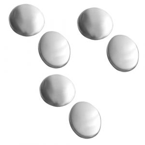 IWOWHERO 6 Pièces déodorant métal désodorisant pour absorbeur parfum desodorisant destructeur d'odeur en acier inoxydable barre anti-odeurs Silver (Langeriy, neuf)