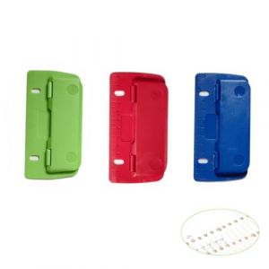 DiBaiHuiHomer Lot de 3 mini perforatrices pour classeur, perforatrice pour classeur, petite perforatrice de poche, mini perforatrice de poche pour reliure d'&eacute;tiquettes, perforatrice pour l'&eacute;cole, le (DiBaiHuiHomer, neuf)