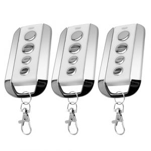 Pack de 3 T&eacute;l&eacute;commandes Portail Et Porte Compatible avec Avidsen 104257, T&eacute;l&eacute;commande Portail et Porte de Garage 654100/654250/614701, 433 MHz (hcjs, neuf)