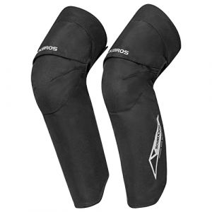ROCKBROS Genouill&egrave;res Thermiques Moto Automne Hiver Genouill&egrave;re de Compression Jambi&egrave;re Sport V&eacute;lo Protection Genoux sans Rembourrage Amovible Polaire Coton Coupe-vent Femme Homme Noir (1 Paire) (ROCKBROS Europe, neuf)