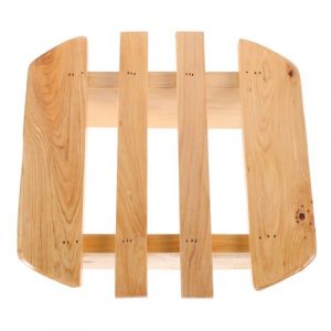 Ipetboom Pouf Rond Bois Antidérapant Pour Sauna Et Salle De Bain Repose Confortable Et Multifonctionnel Pour Détente La Chambre Salon (hikarish, neuf)