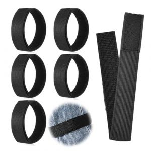 SULIUDAJI 3 Paires Serre Pantalon Velo Clips De V&eacute;lo Hautement &Eacute;lastiques Serre Pantalon Velo Sangle Cheville Sangle Haute &Eacute;lastique Polyvalente L&eacute;g&egrave;re Pour Cuissardes Randonn&eacute;e Camping Pantalons Bott (UAB WSVLKE LT, neuf)