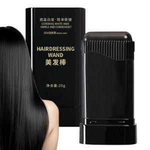 B&acirc;ton De Teinture Pour Cheveux, Brosse De Retouche Instantan&eacute;e Pour Cheveux Gris, B&acirc;ton De Couleur De Cheveux Imperm&eacute;able Et R&eacute;sistant &Agrave; La Sueur, Peigne De Teinture Capillaire Temporaire Portable (haerbintonglinshangmao, neuf)