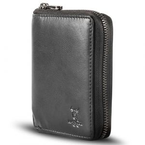 MATADOR Portefeuilles Homme Cuir #Grenade avec Noble Bo&icirc;te Cadeau, Luxe RFID Portefeuille Homme, Porte Feuille Cuir avec de Nombreux Compartiments &agrave; Cartes en Noir Nappa (MATADOR LEDER "The German Brand", neuf)