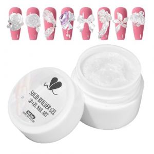 Gel de Modelage 3D pour Ongles - Gel à Ongles Solide pour Sculpture - 5ml Manucure Non Collant pour Extension Modelage Sculpture Maison Débutantes Filles Femmes (RuBeiShangMao, neuf)