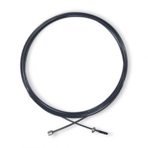 CATGRIPS Câble de Corde à Sauter Crossfit Premium, Remplacement Corde pour Corde a Sauter, Corde Crossfit en Acier avec Revêtement, Câble de 2,4 mm, Corde à Sauter, Câble de Vitesse (Gris foncé) (CatGrips, neuf)