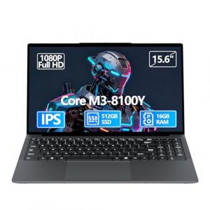 MOGIKK Ordinateur Portable 15,6 Pouces Processeur Core i3-8100Y 16 Go RAM DDR3 512 Go SSD Win 11 PC Portable Écran FHD IPS pavé Numérique USB 3.0 Type-C Mini HDMI Laptop Wi-FI 5 Bluetooth 5.0 (VASILIKI MOSCHOU SINGLE MEMBER P.C., neuf)